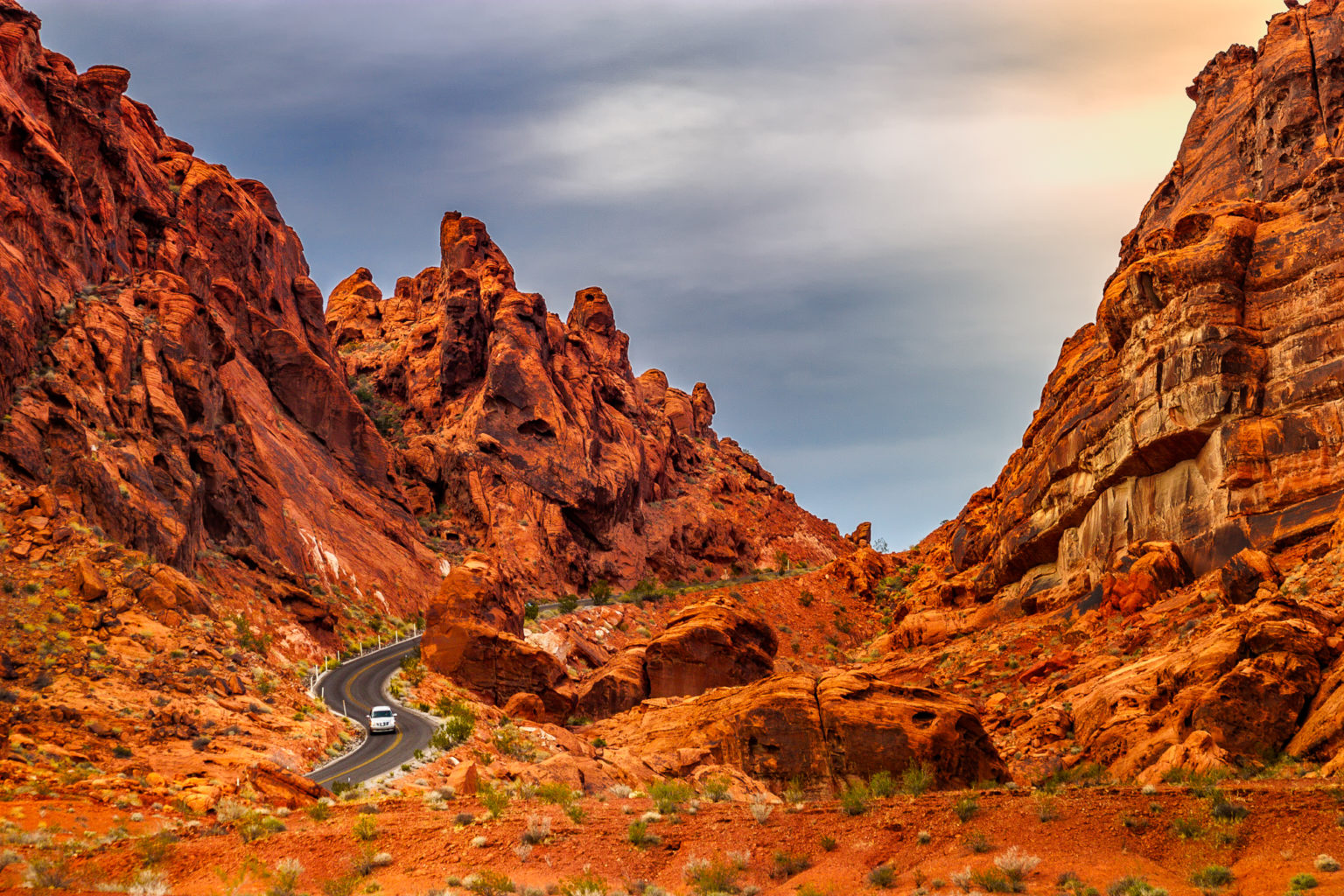 Wiser by the mile..Red Rock Canyon, Nevada, USA..