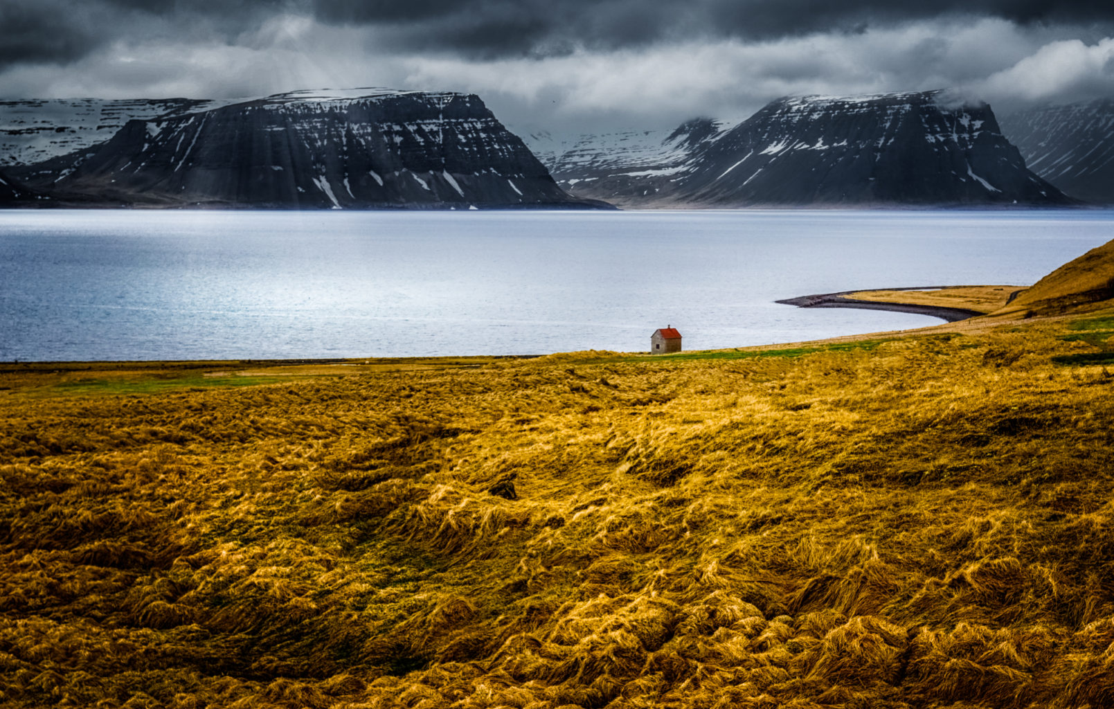 Centering in a spot, helps to clear ones mind..Flateyri, Wesfjords, Iceland..
